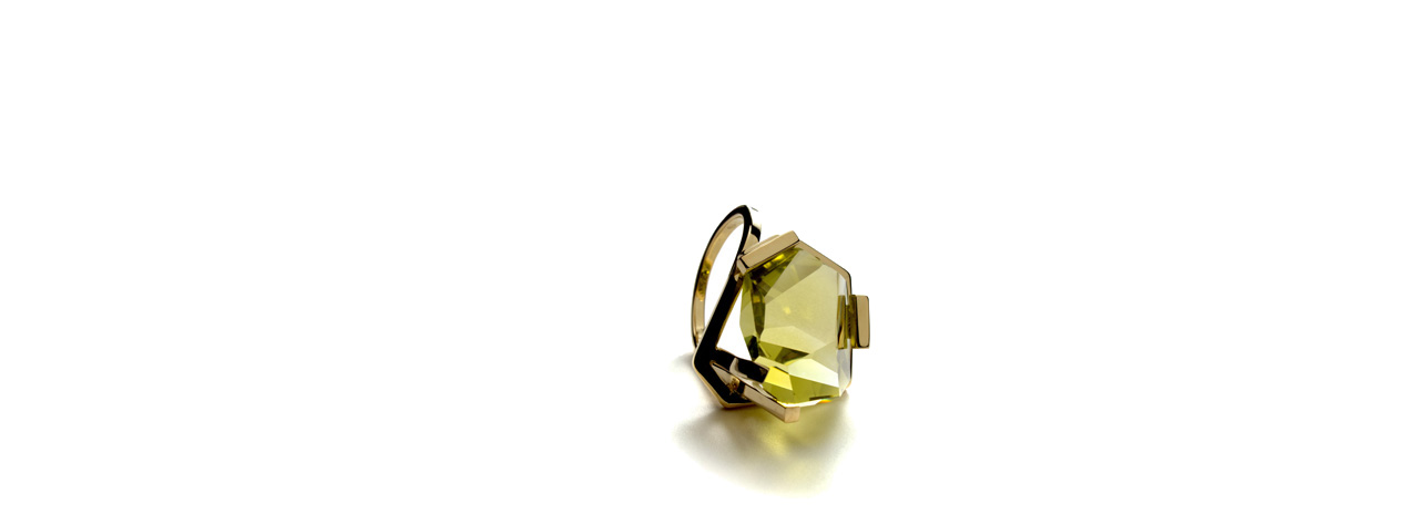 <p> </p>
<p>Lemon</p>
<p>bague</p>
<p>or 18 ct, quartz citron</p>